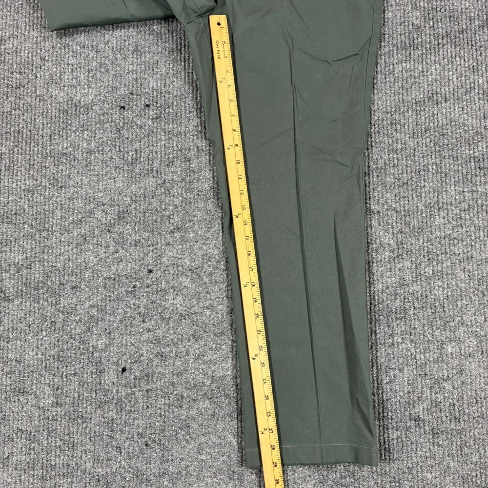 Banana Republic Aiden Chino Pants Mens 35x32 Green Slim Fit Casual Stretch